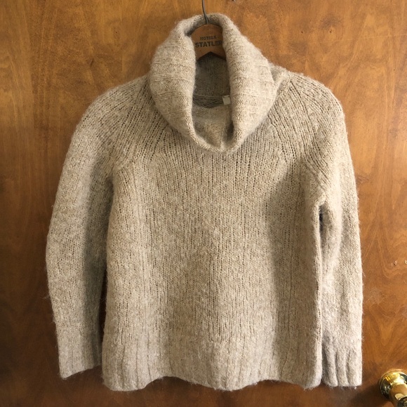 Aritzia Sweaters - Aritzia The Group Babaton Alpaca Wool Blend Turtleneck Sweater Oversized Boxy XS